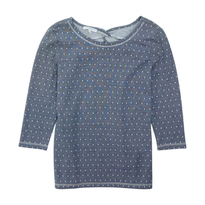 Blue Polka Dot Blouse