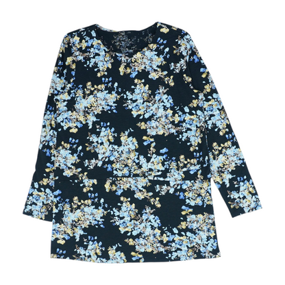 Black Floral Blouse