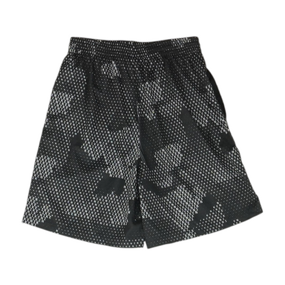 Black Graphic Active Shorts