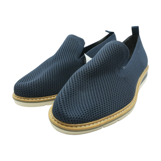 Navy Slip-On Flats