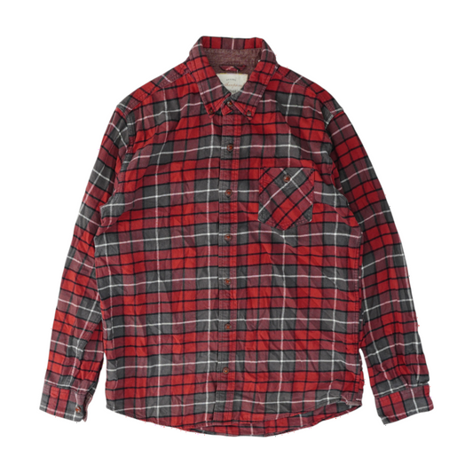 Red Check Flannel Button Down