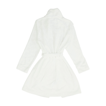 White Solid Robe