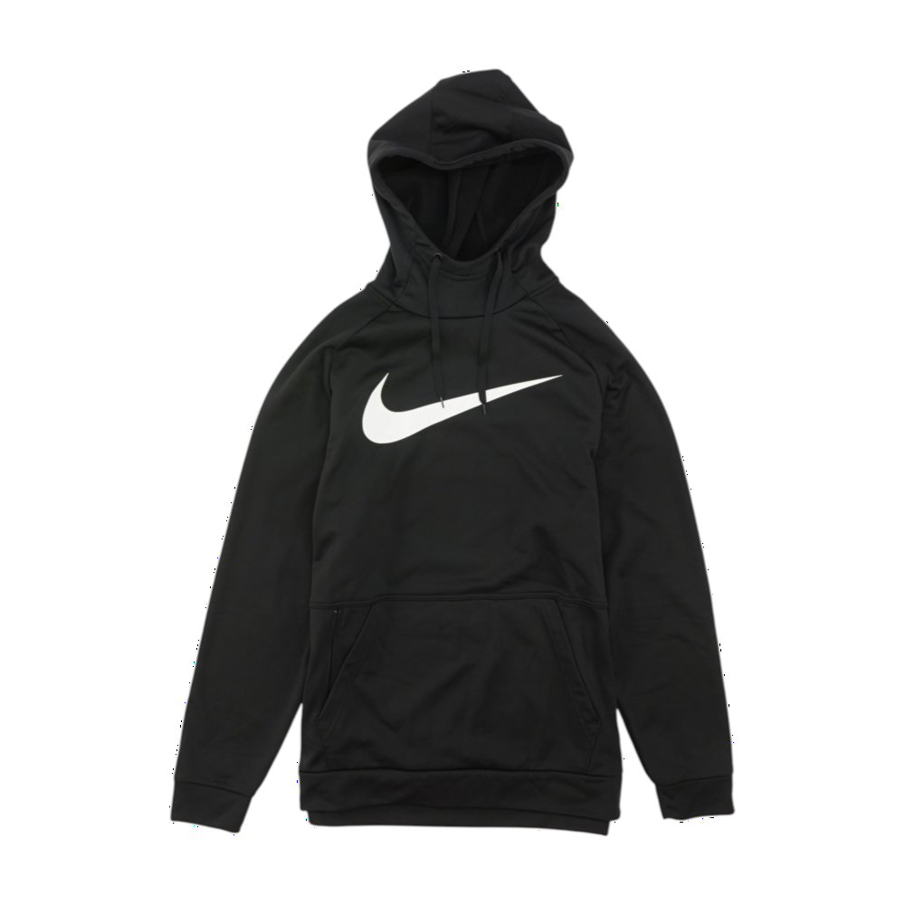 Black Solid Hoodie Pullover