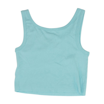 Blue Cropped Blouse