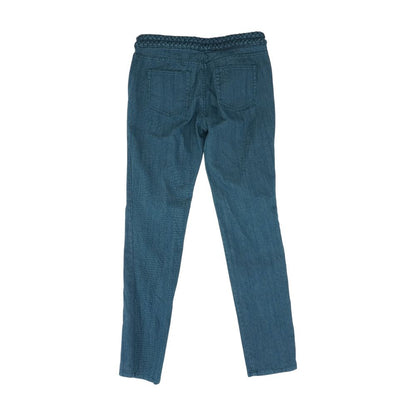 Blue Solid Pants