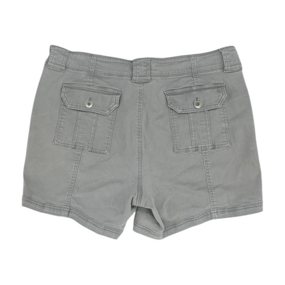Gray Solid Chino / Khaki Shorts