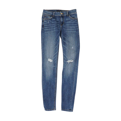 Blue Solid Jeans