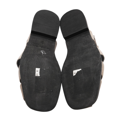 Gray Flat Sandals