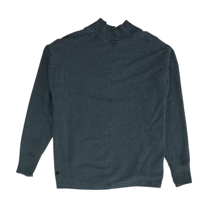 Gray Solid Sweatshirt Pullover
