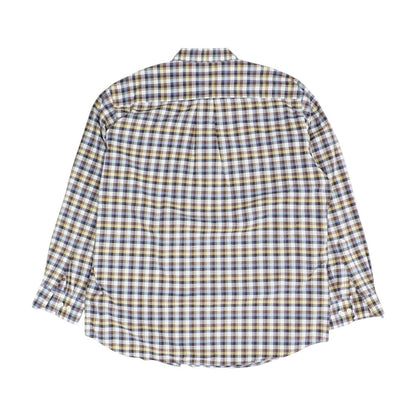 Multi Check Long Sleeve Button Down