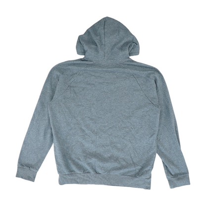 Gray Solid Hoodie Pullover
