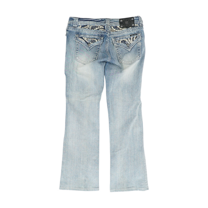 Blue Bootcut Jeans