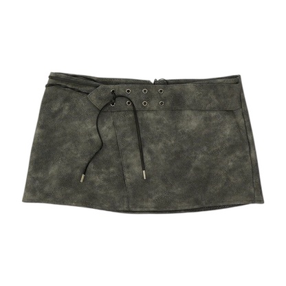 Gray Mini Skirt