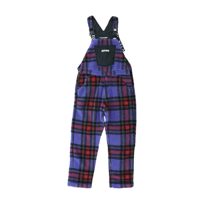 Purple Plaid Regular Pants