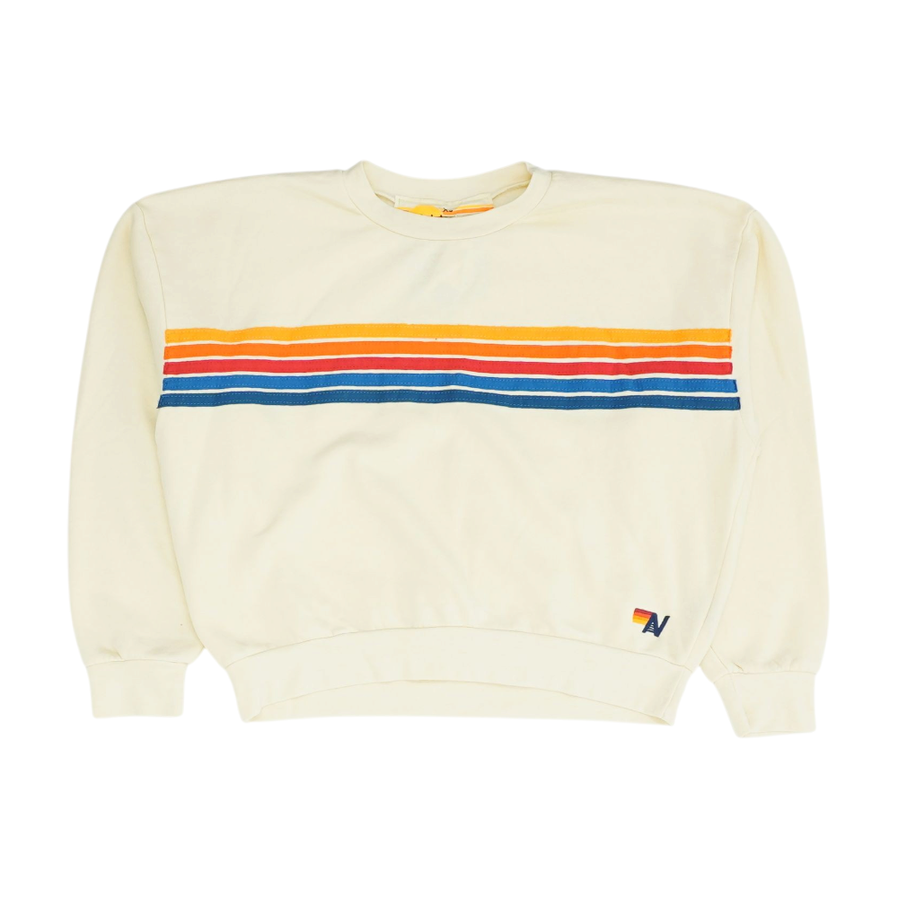 Beige Solid Sweatshirt Pullover