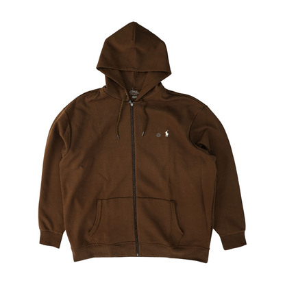 Brown Tall Solid Active Jacket