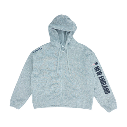 Gray New England Patriots Solid Active Jacket