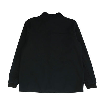 Black Solid Active Jacket