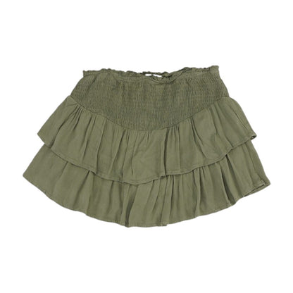 Olive Solid Skort Skirt