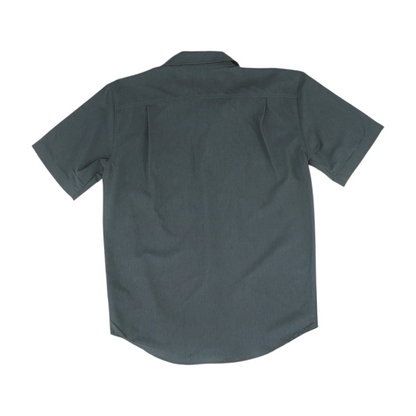 Black Solid Outdoor Button Down