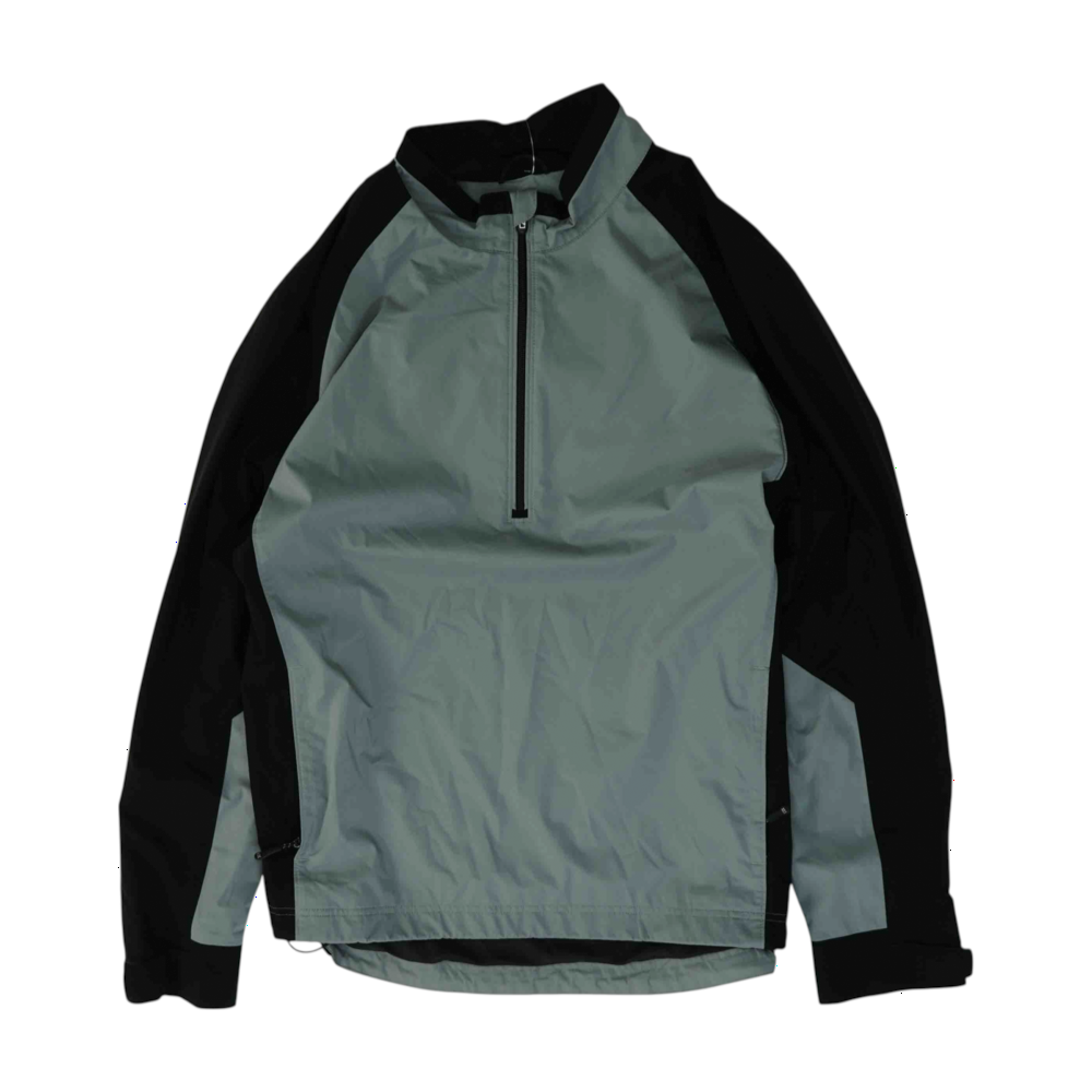 Gray Color Block 1/4 Zip Pullover