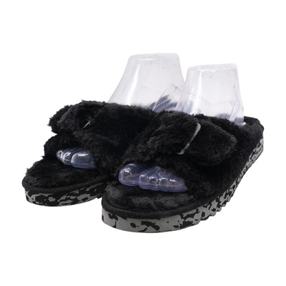 Black Slipper Flats