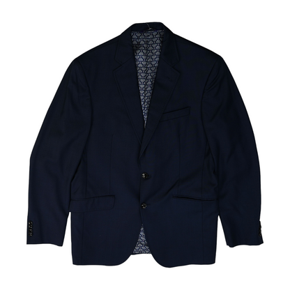 Navy Solid Suit Jacket