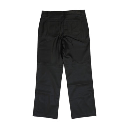 Black Solid Pants