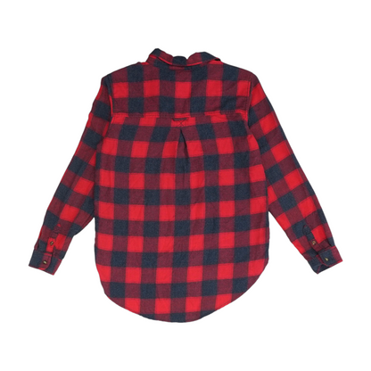 Red Check Flannel Button Down