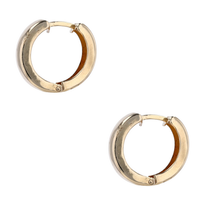 14K Yellow Gold Hoop Earrings