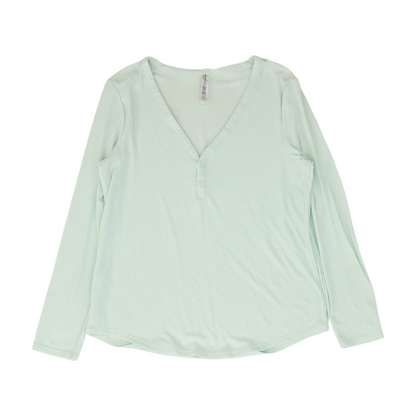 Green Solid Pajama Top