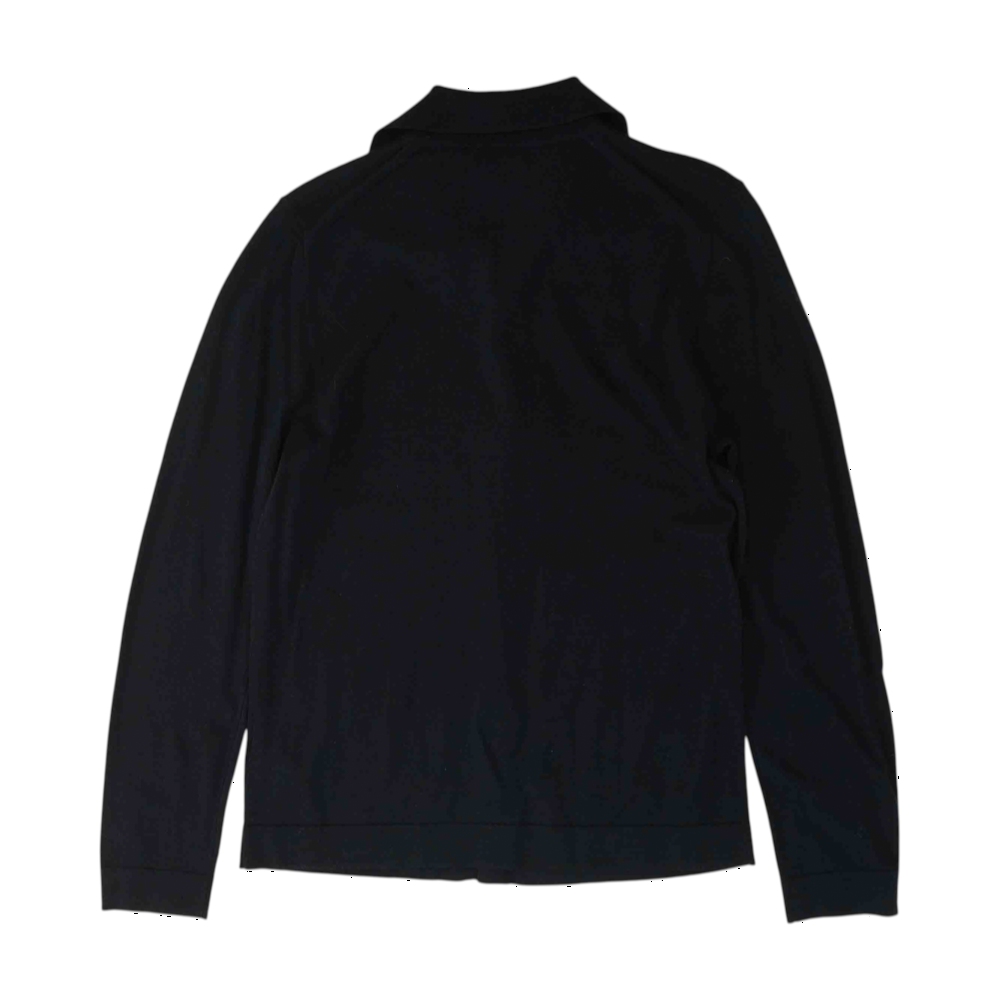 Navy Solid Cardigan Sweater