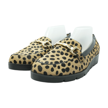 Tan Slip-On Flats