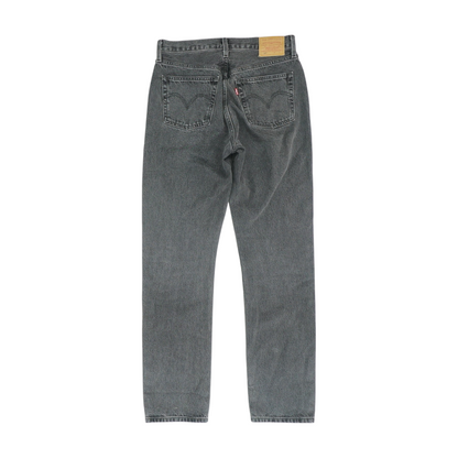 501 Black Straight Jeans