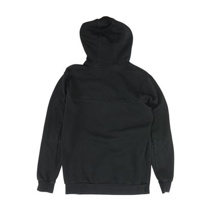 Black Solid Hoodie Pullover
