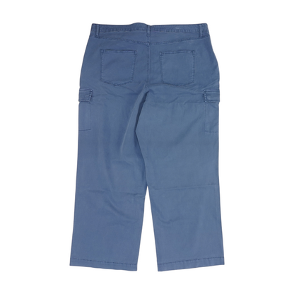 Blue Plus Straight Pants