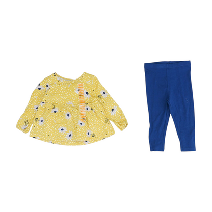 Yellow Polka Dot Long Sleeve Set
