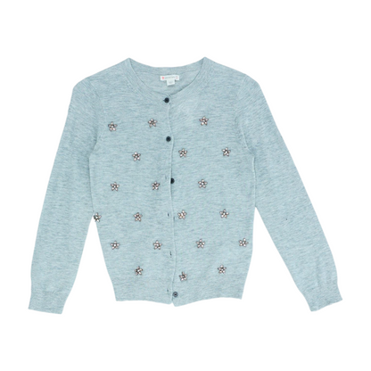 Gray Cardigan Sweater
