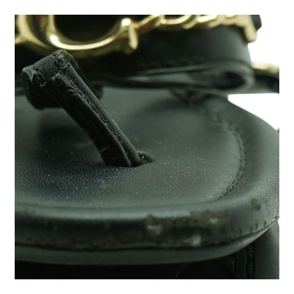 Black Flip Flop Sandals