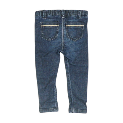 Blue Solid Jeans