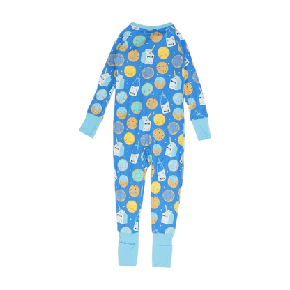 Blue Graphic One-Piece