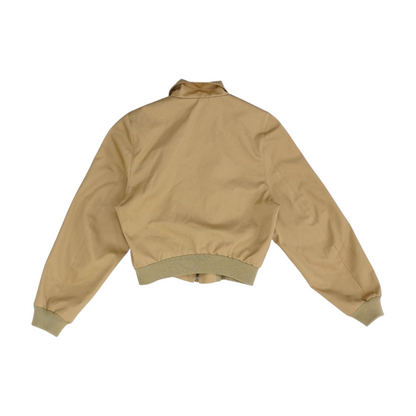 Beige Solid Jacket