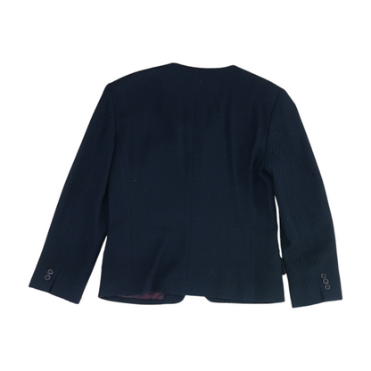 Vintage Navy Solid Blazer