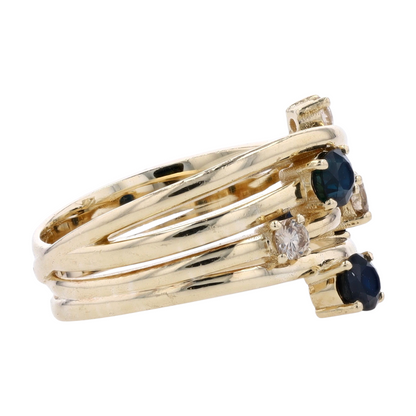 1/5 ctw 14K Yellow Gold Diamond Fashion Ring