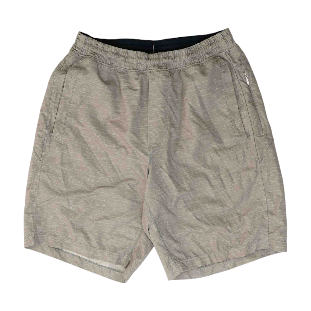 Gray Long Active Shorts