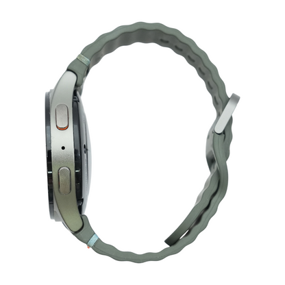 40mm Galaxy Watch7 Silver Smartwatch Gray Band S/M