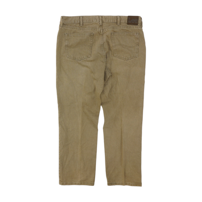 Brown Straight Jeans