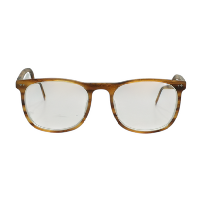 Brown Alvin W Square Prescription Eyewear