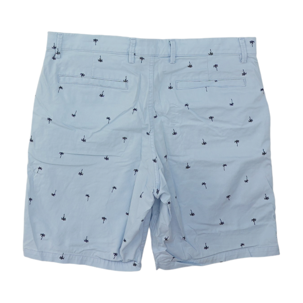 Blue Tropical Chino / Khaki Shorts