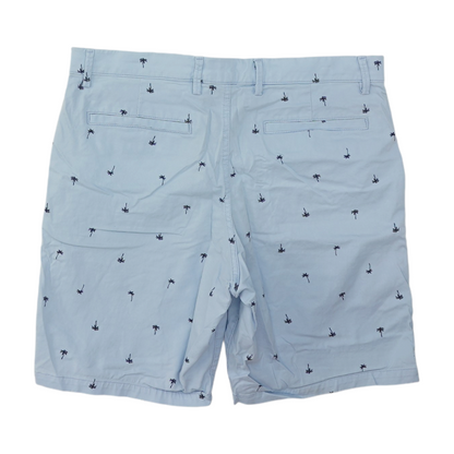 Blue Tropical Chino / Khaki Shorts